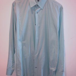 Men's Long Sleeve Teal green XL Banana Republic Dress Dress Shirt